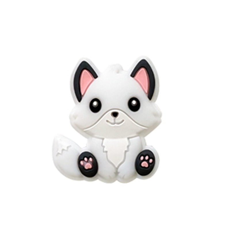 Wholesale 10pcs Cartoon Color Cute Smile Squirrel Beads